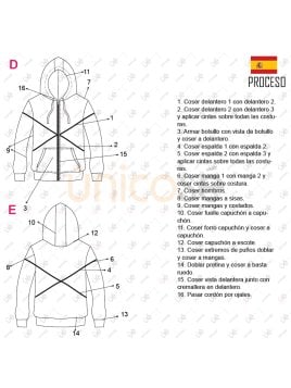 MOLDE CHAQUETA CORTES HOMBRE 2307