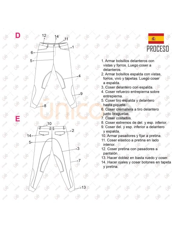 MOLDE DEPORTE EQUITACION HOMBRE 2312