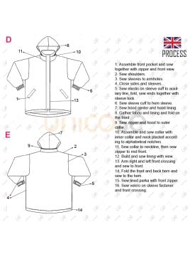 MOLDE PARKA BASICA HOMBRE 2302