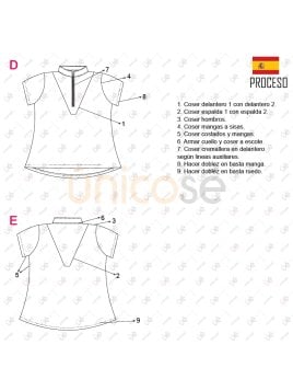 MOLDE DEPORTE CAMISETA EQUITACION 2315