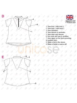 MOLDE DEPORTE CAMISETA EQUITACION 2315