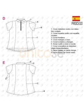 MOLDE DEPORTE CAMISETA EQUITACION 2314