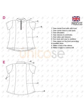 MOLDE DEPORTE CAMISETA EQUITACION 2314