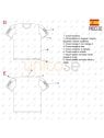 MOLDE POLERA CAMISETA HOMBRE 2301