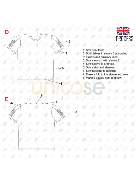 MOLDE POLERA CAMISETA HOMBRE 2301
