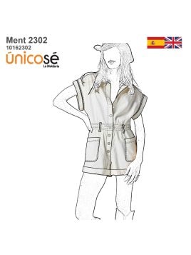 MOLDE ENTERITO CORTO MUJER 2302