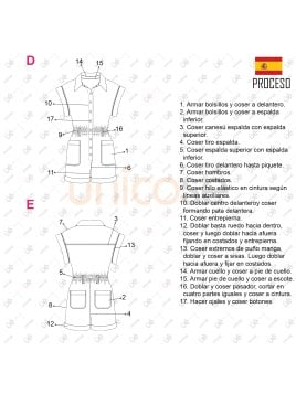 MOLDE ENTERITO CORTO MUJER 2302