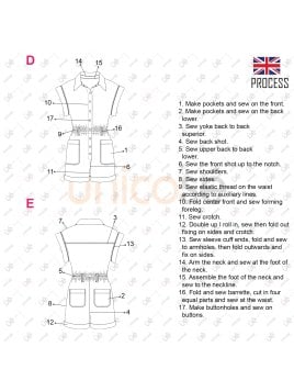 MOLDE ENTERITO CORTO MUJER 2302