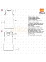 MOLDE TRAJE DE BAÑO 3 PIEZAS MUJER 2301