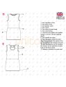 MOLDE TRAJE DE BAÑO 3 PIEZAS MUJER 2301