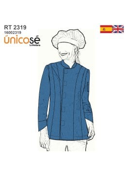 MOLDE CHAQUETA DE CHEF RT 23019