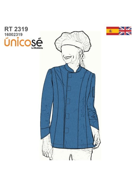 MOLDE CHAQUETA DE CHEF RT 23019