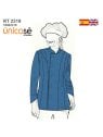 MOLDE CHAQUETA DE CHEF RT 23019