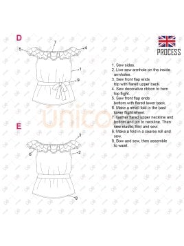 MOLDE BLUSA LLANERA RT 2320