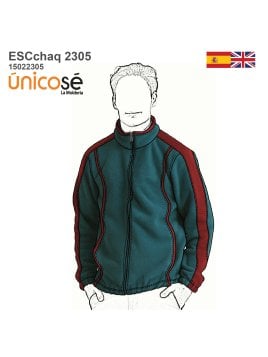 MOLDE CHAQUETA ESCOLAR CORTES 2305