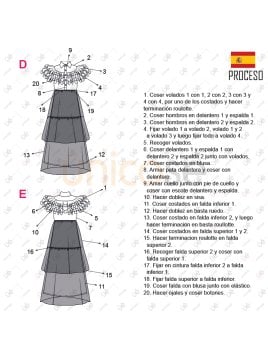 MOLDE DISFRAZ PERSONAJE DE SERIE 2302