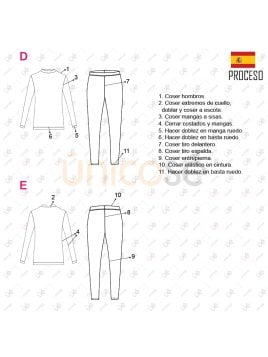 MOLDE DEPORTE CONJUNTO INFANTIL 2209IN