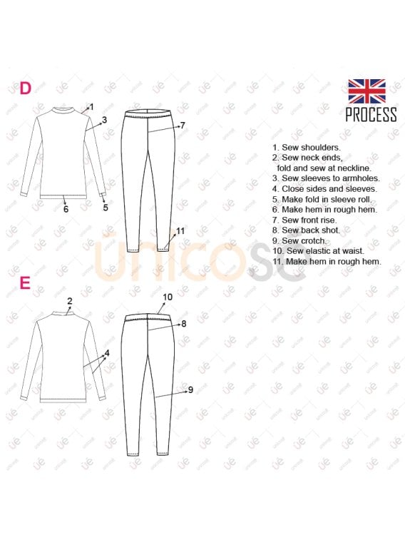 MOLDE DEPORTE CONJUNTO INFANTIL 2209IN