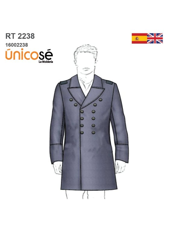 MOLDE ABRIGO TIPO MILITAR RT 2238