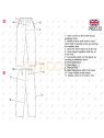 MOLDE PANTALON TORERO MUJER 2308