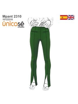 MOLDE PANTALON CORTE VERTICAL MUJER 2310