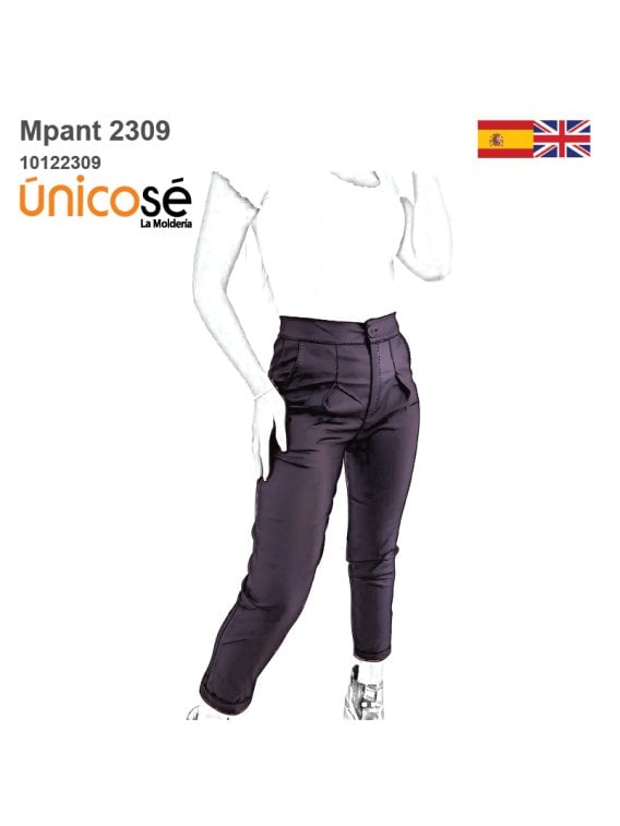 MOLDE PANTALON TORERO MUJER 2309
