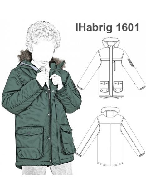 ABRIGO CON GORRO NIÑO NENE