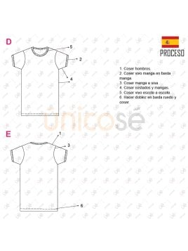 MOLDE POLERA SLIM BASICA HOMBRE 2303