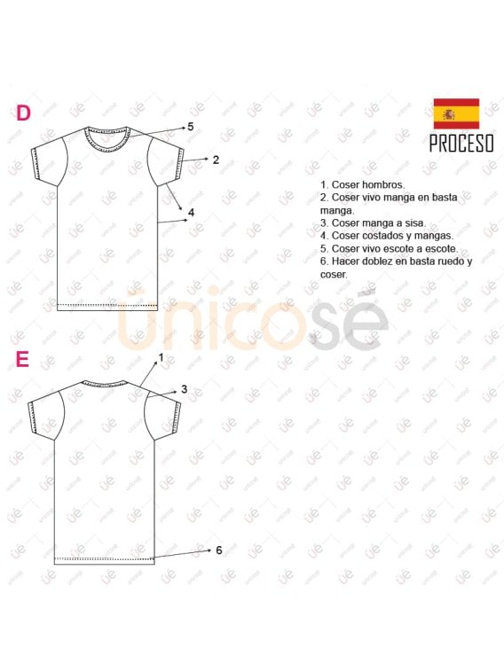 MOLDE POLERA SLIM BASICA HOMBRE 2303