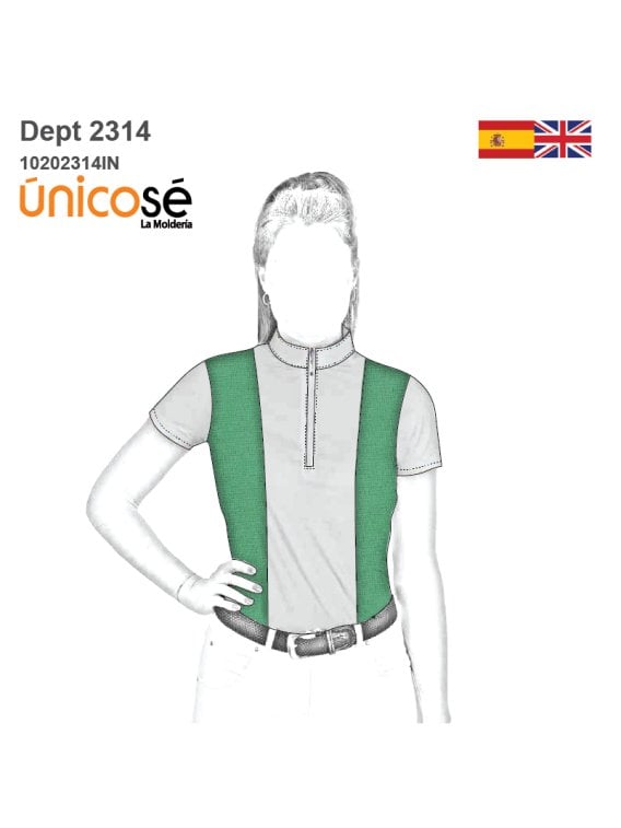 MOLDE DEPORTE CAMISETA EQUITACION 2314IN