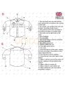 MOLDE TRABAJO CAMISA CARGO RT 2329
