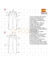 MOLDE PANTALON CARROT MUJER 2311