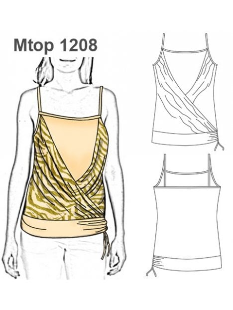 TOP DRAPEADO DELANTERO