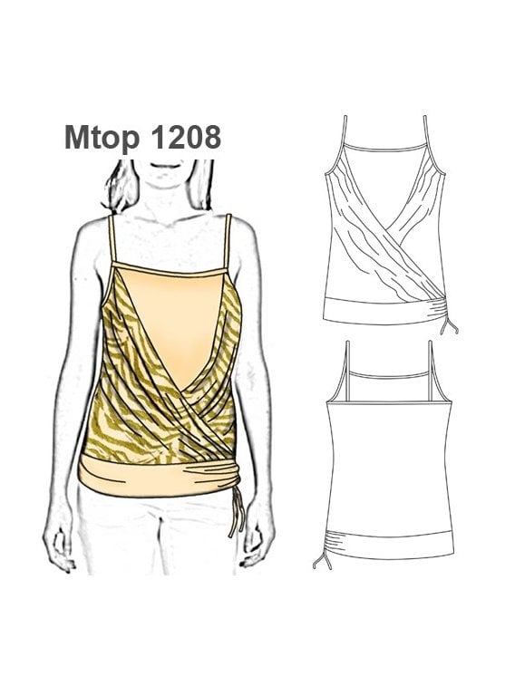 TOP DRAPEADO DELANTERO