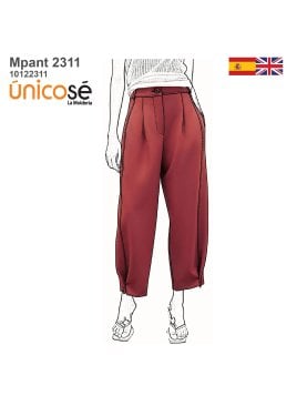 MOLDE PANTALON CARROT MUJER 2311