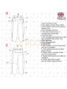 MOLDE PANTALON CARROT MUJER 2311