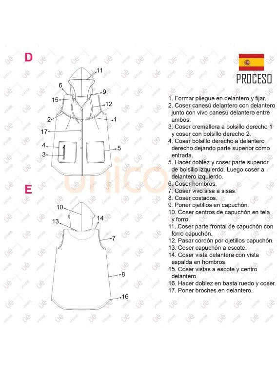 MOLDE DELANTAL PROFESORA RT 2327
