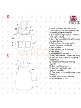 MOLDE DELANTAL PROFESORA RT 2327