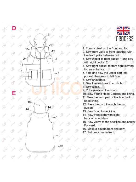 MOLDE DELANTAL PROFESORA RT 2327