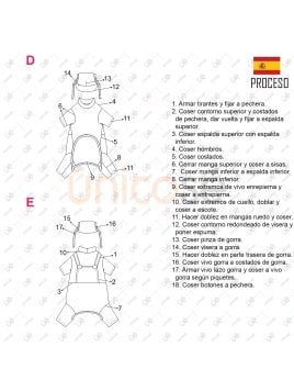 MOLDE  DISFRAZ PARA MASCOTA 2303P