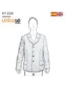 MOLDE CHAQUETA TIPO MILITAR RT 2325