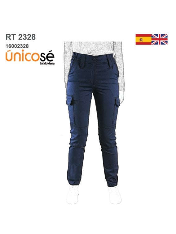 MOLDE PANTALON TIPO POLICIA MUJER RT 2328