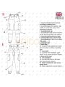 MOLDE PANTALON TIPO POLICIA MUJER RT 2328