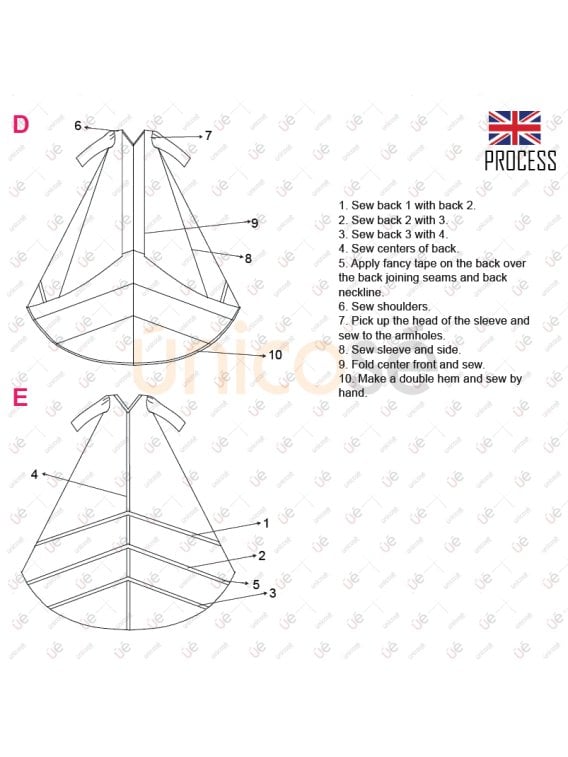 MOLDE ABRIGO TAPADO DE NOVIA 2305