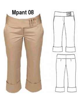 PANTALON CAPRI MUJER 0908