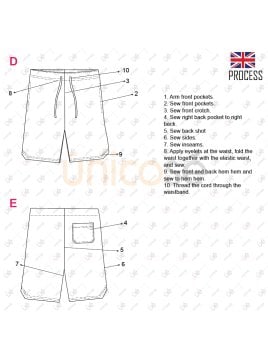 MOLDE SHORT BASICO HOMBRE 2306