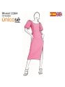 MOLDE VESTIDO ASIMETRICO MUJER 2304