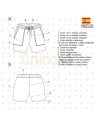 MOLDE TRAJE DE BAÑO SHORT HOMBRE 2301