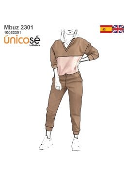 MOLDE BUZO URBANO MUJER 2301