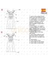 MOLDE VESTIDO LARGO MUJER 2309